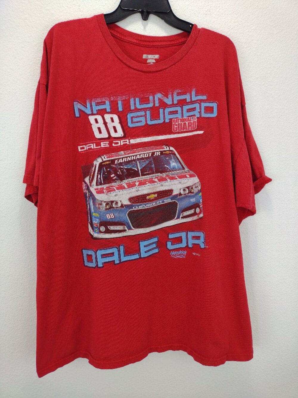 Nascar T-Shirt Men's Dale Earnhardt Jr #88 National Guard 3XL Red